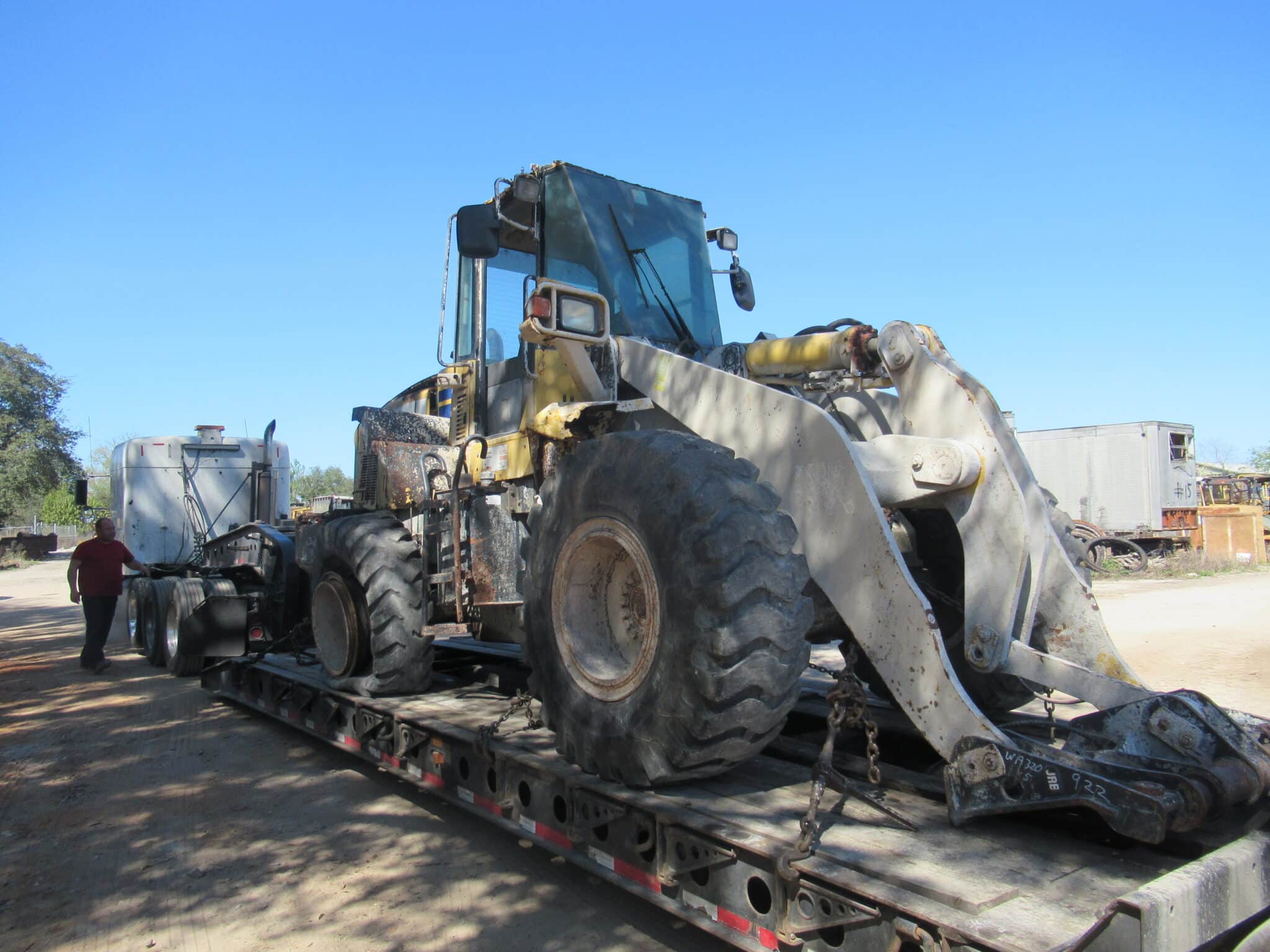 KOMATSU WA320 DIMENSIONS visual data 5